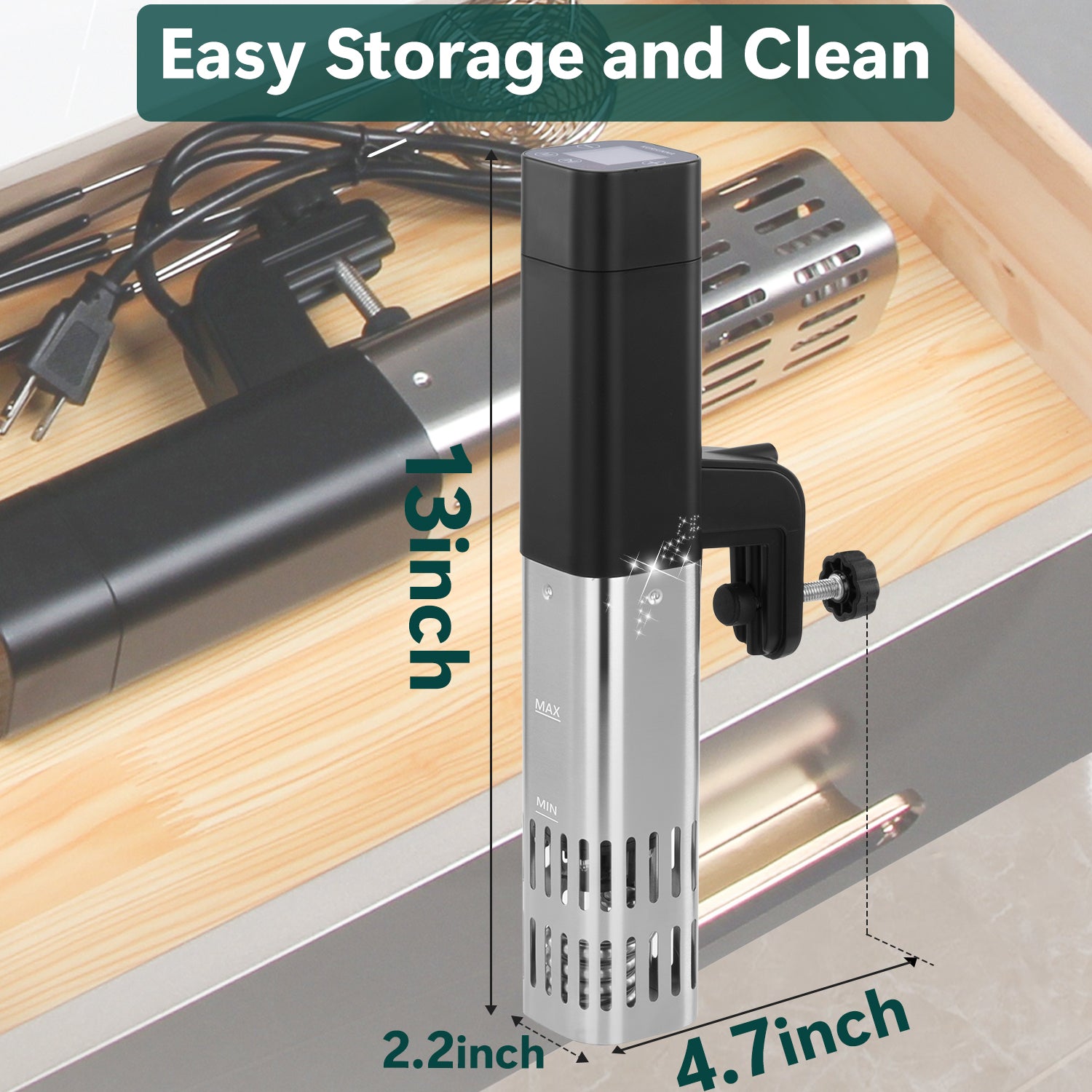 Sous Vide Cooker Precision Cooker Machine 1000W Immersion Circulator