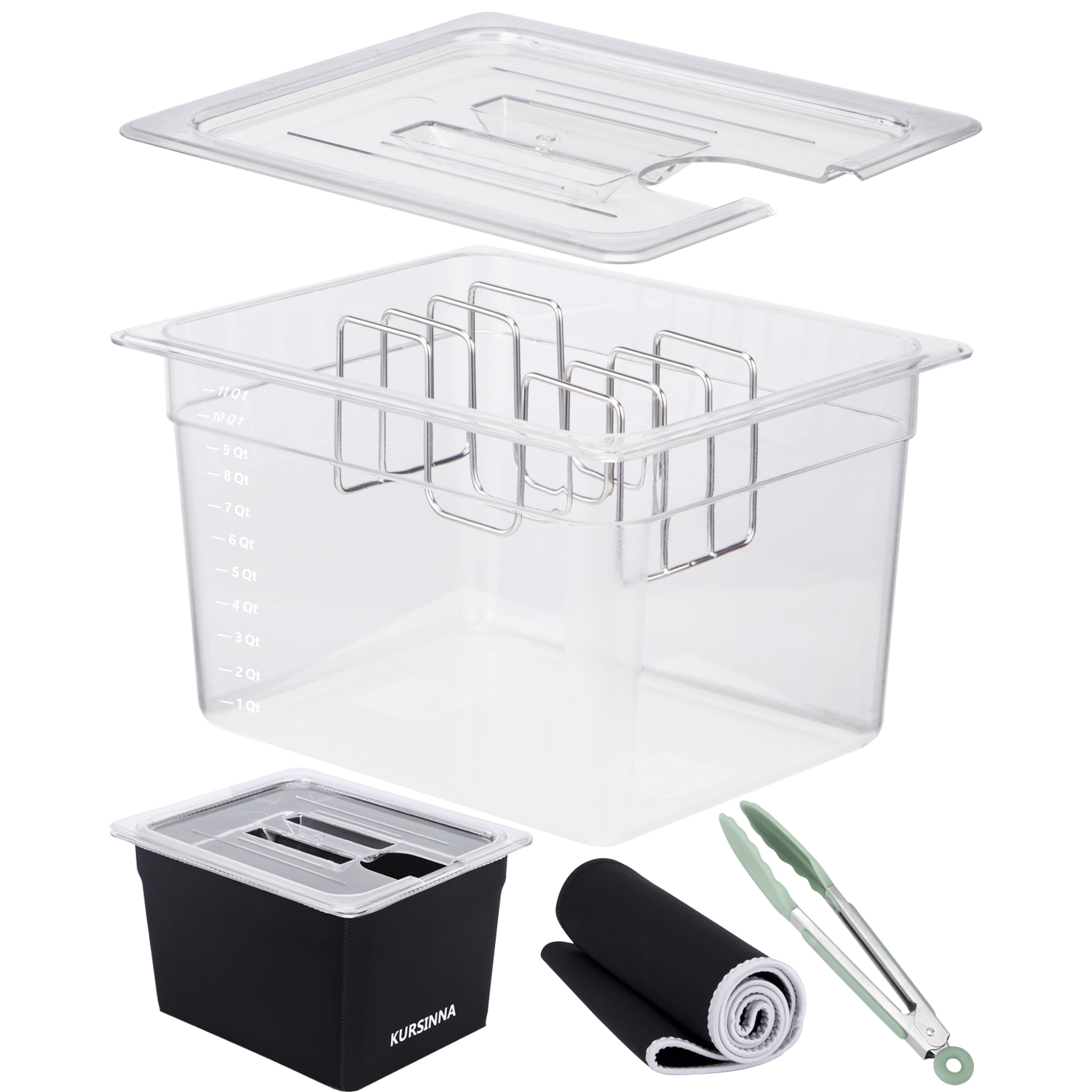 Sous Vide Container Kit Fit For Anova, Most Sous Vide Cookers