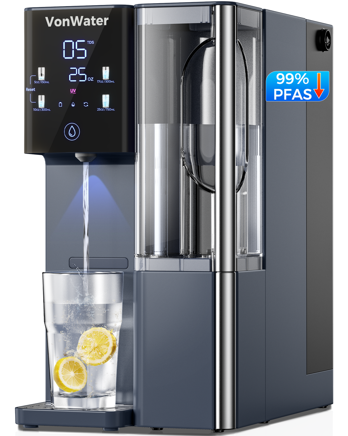 VonWater CT910 Countertop RO System | 7 Stage Reverse Osmosis Filter | 100GPD