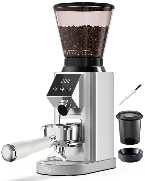 40MM Conical Burr Grinder Espresso Bean Grinder| Sliver