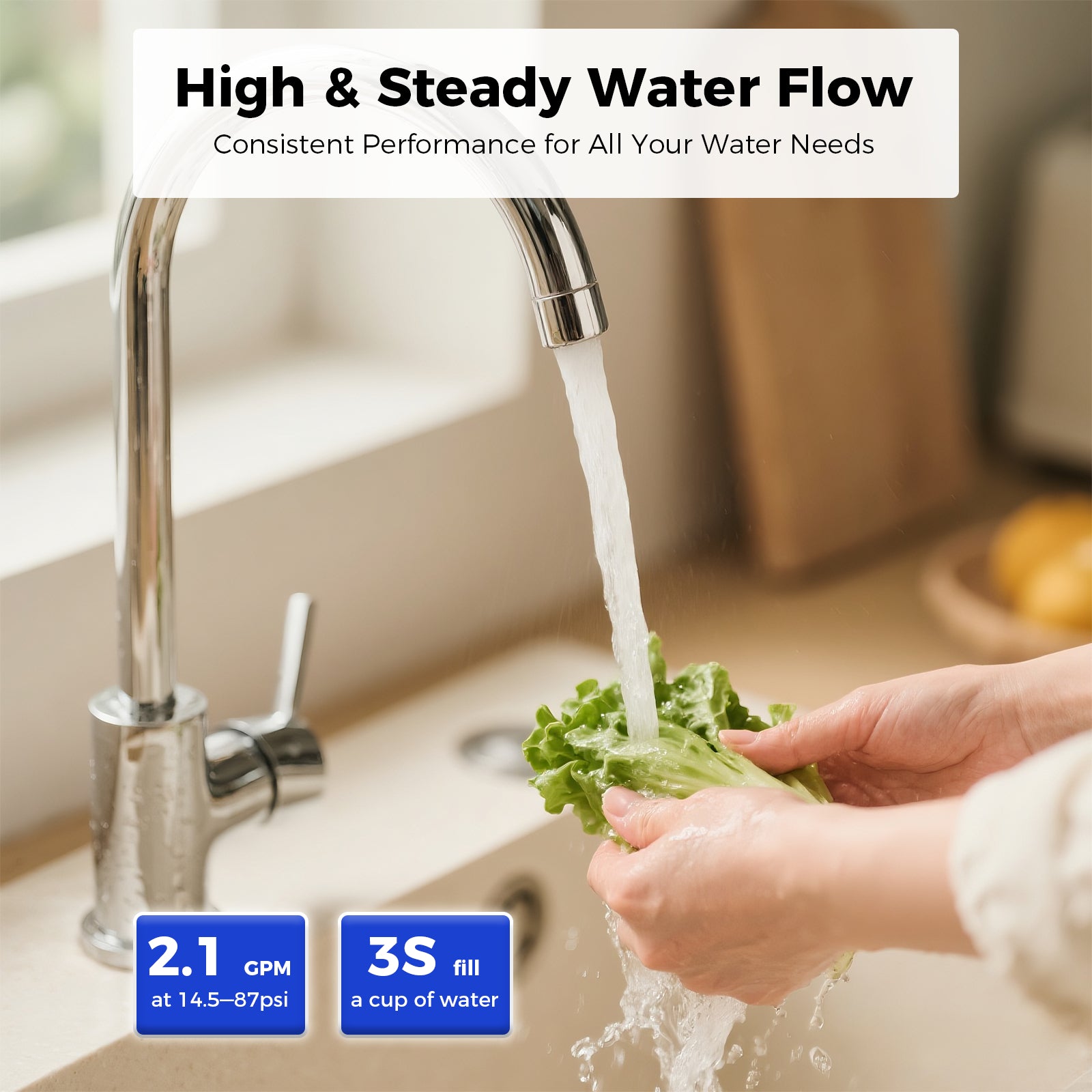 18000 Gallon Direct Connect Under Sink Water Filter System