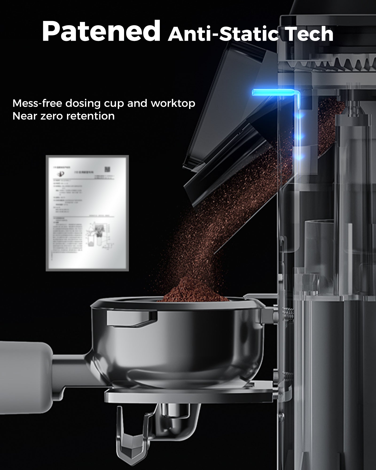 40MM Conical Burr Grinder Espresso Bean Grinder| Sliver