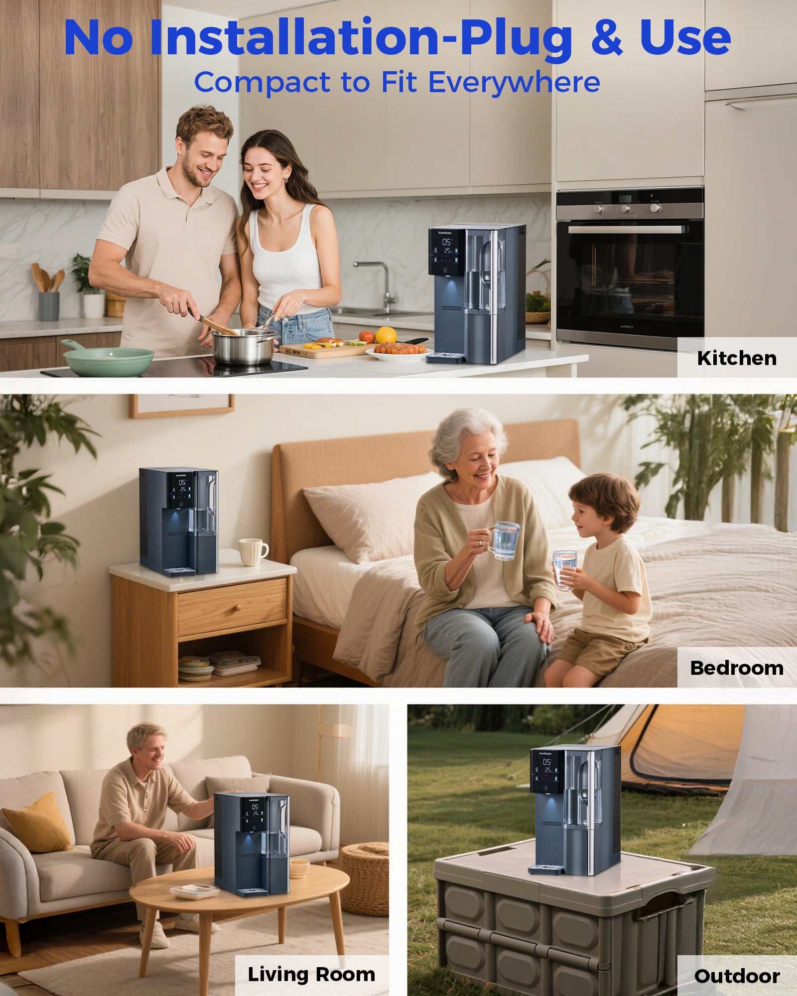 VonWater CT910 Countertop RO System | 7 Stage Reverse Osmosis Filter | 100GPD