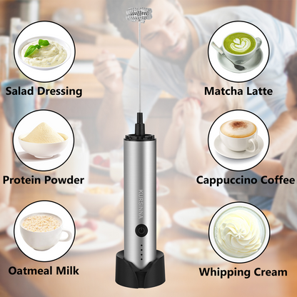 Rechargeable 3 Speed Milk Frother Handheld| Kursinna