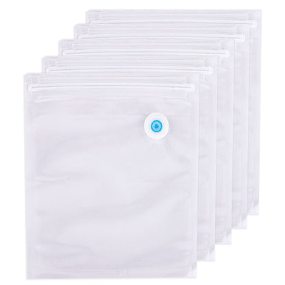 5Pcs Reusable Vacuum Zipper Bags, BPA-Free Vacuum Sealer Bags