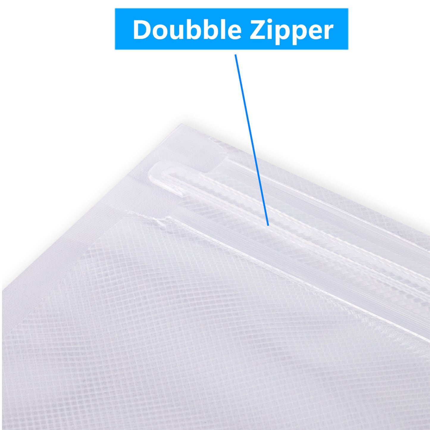 5Pcs Reusable Vacuum Zipper Bags, BPA-Free Vacuum Sealer Bags